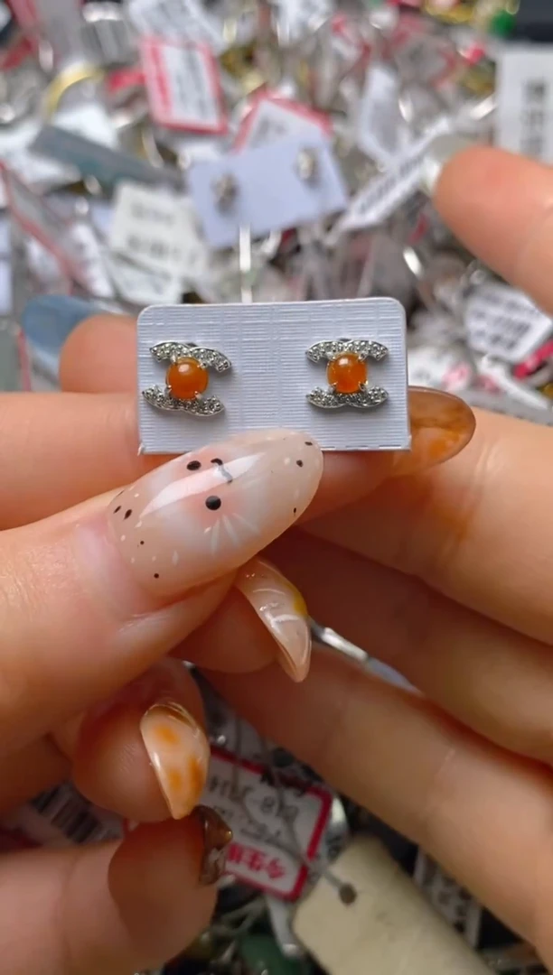 银S925镶嵌戒指翡翠百内无证书