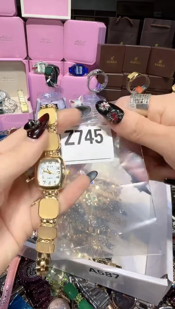 石英机芯不锈钢不锈钢直播定闪专用
