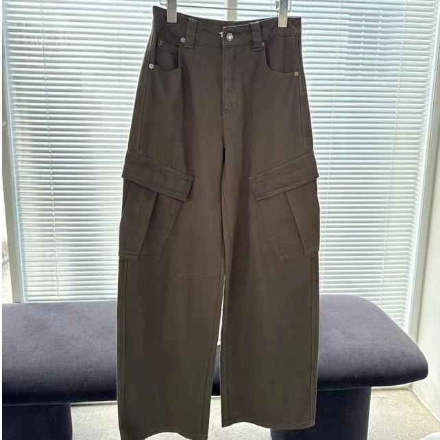 诗歌兰新款韩版时尚宽松休闲工装裤