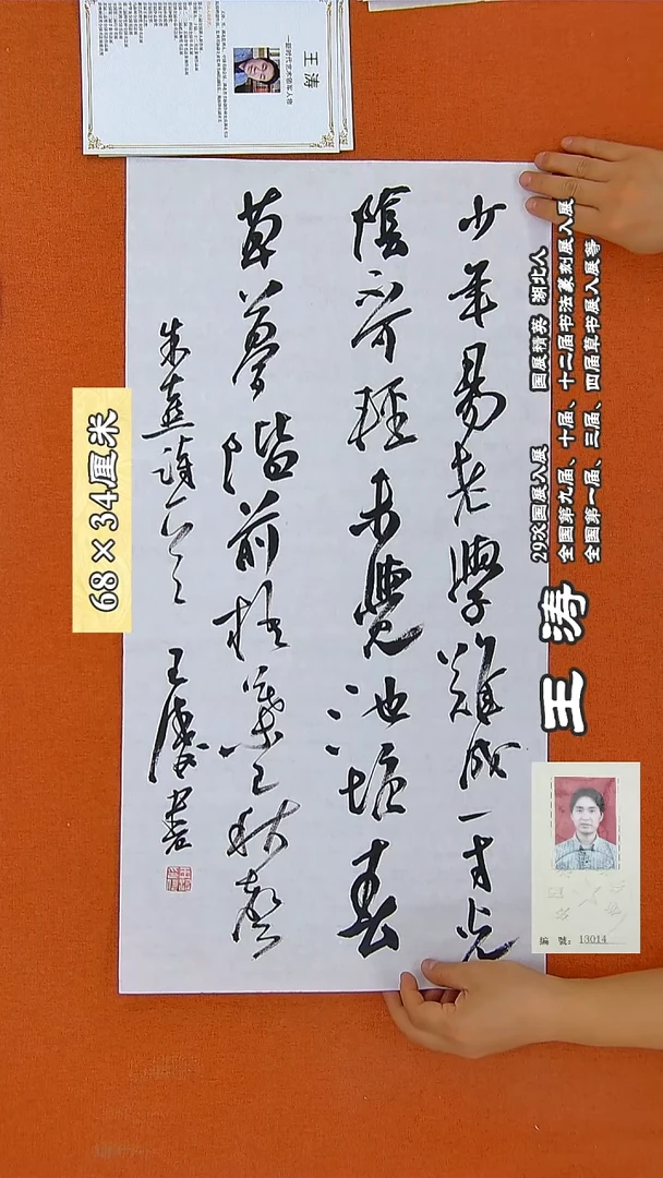 书法70R王涛书法作品