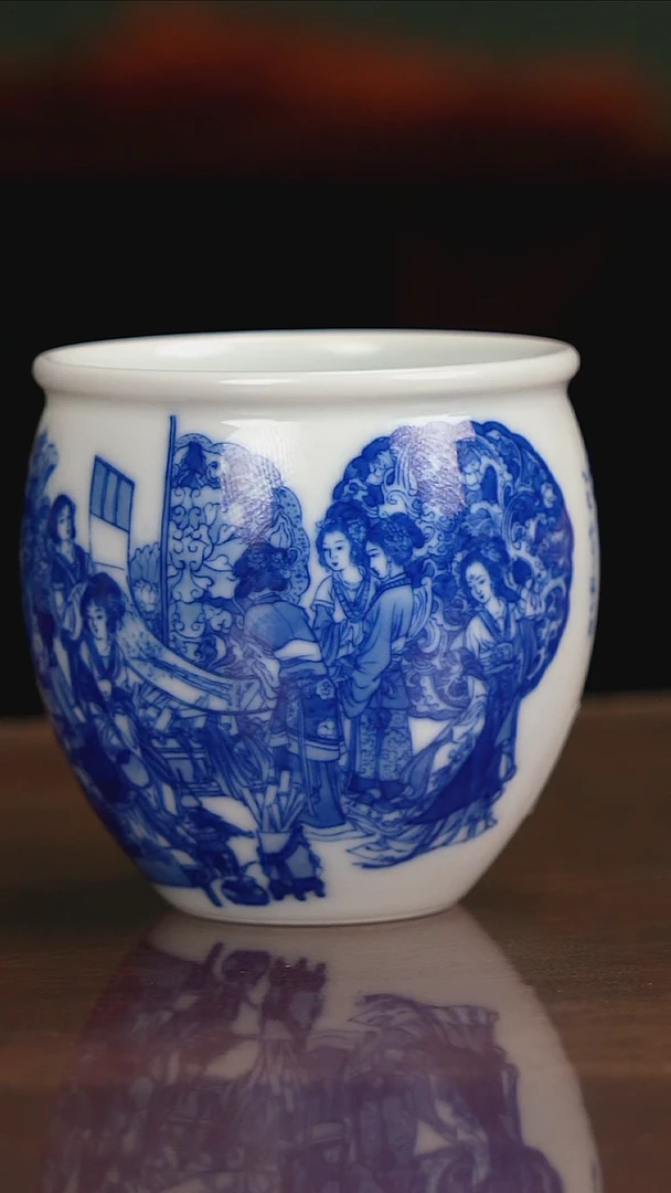 晓竹窑青花高端人物
