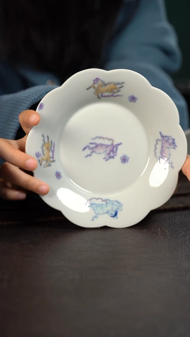 【闪购商品】杯活动价聚澜堂斗彩小鹿壶承