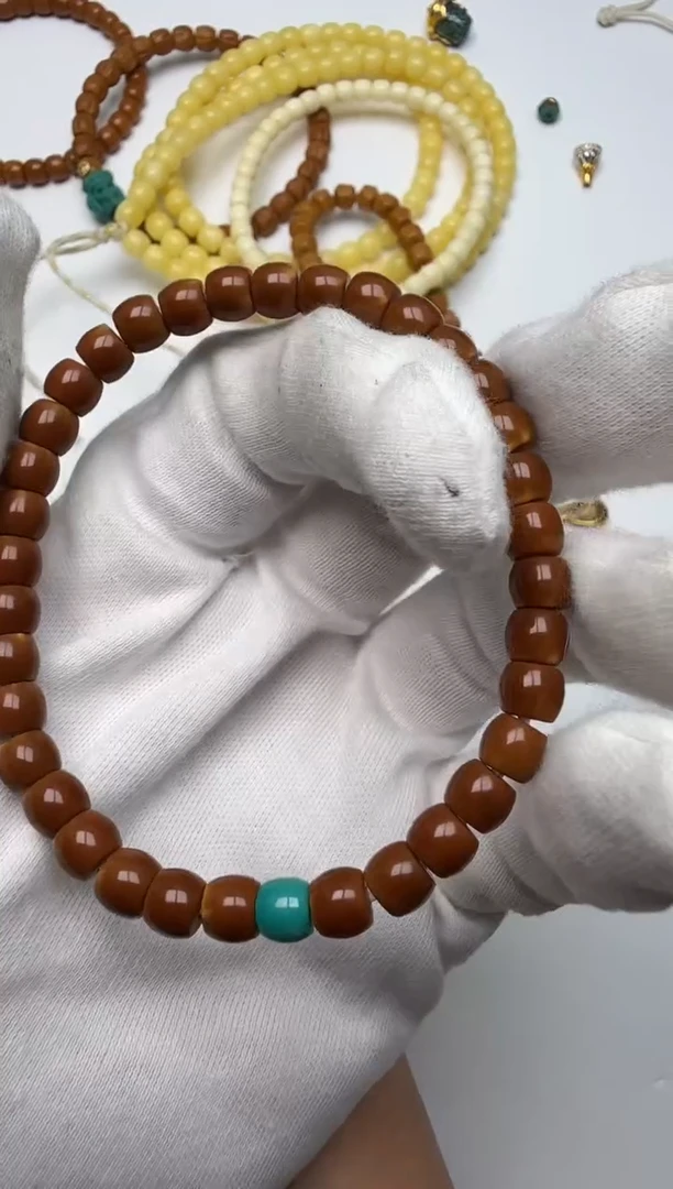 未镶嵌菩提手串木带宝