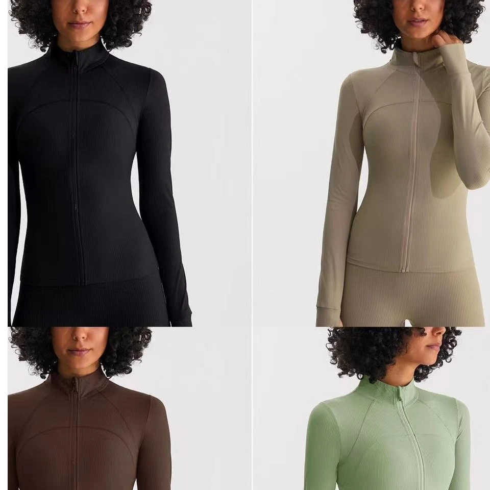 4-号户外运动羽绒服健身保暖外穿立领女士修身跑步羽绒服长袖