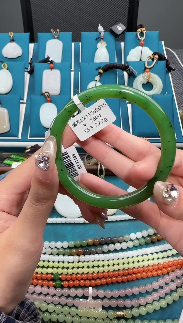 未镶嵌手镯和田玉ZH手镯LX 56.3