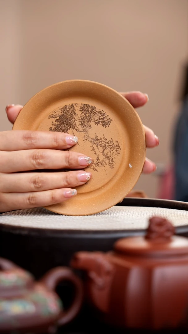 茶壶紫砂黄金段壶承山水