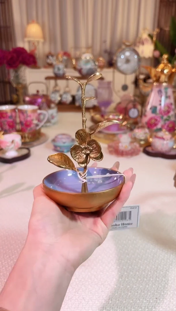 【闪购商品】瓷梅花-首饰盘