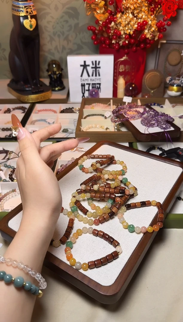 【闪购商品】石英质玉手链未镶嵌C30石英岩手链多样性发一