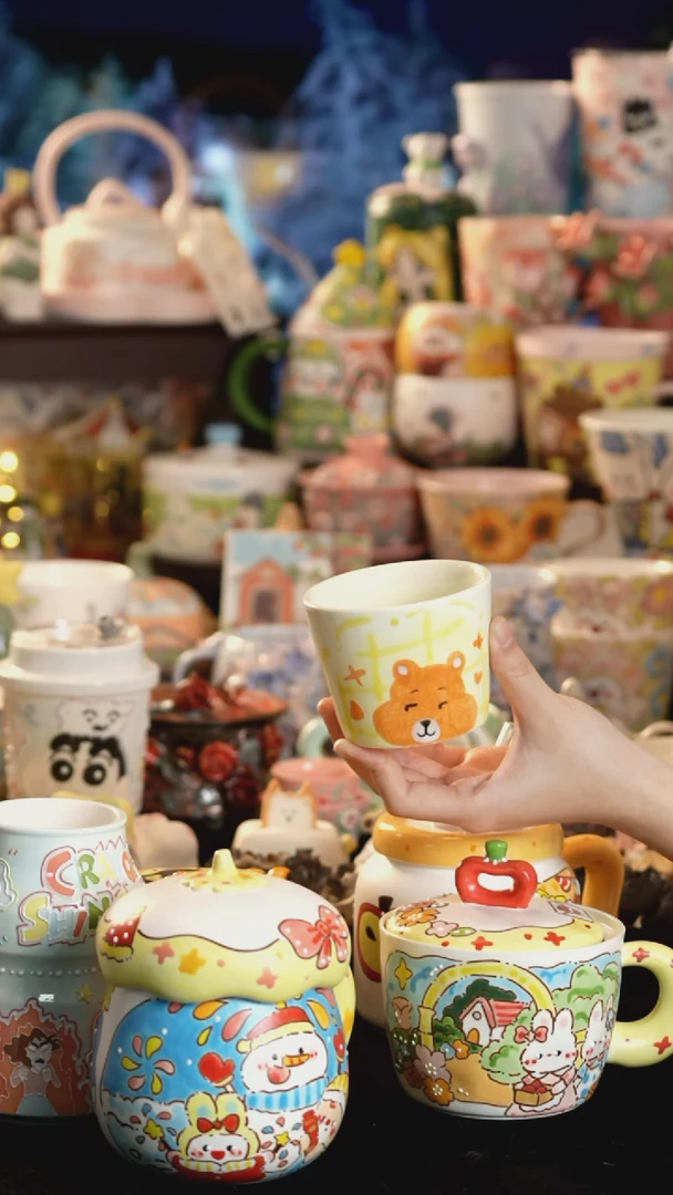 其他陶景德镇釉下彩手绘设计师款陶瓷