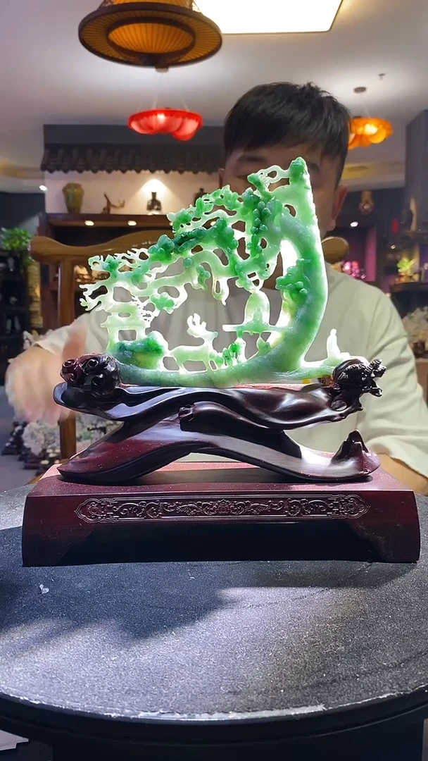 【闪购商品】定制翡翠未镶嵌03/0303/W/鹿