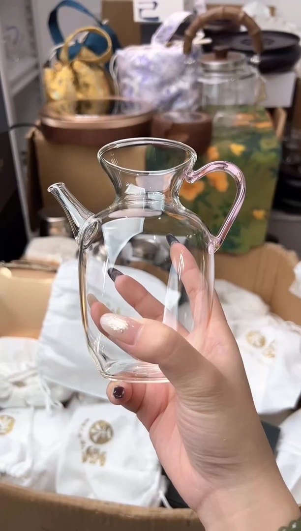 禾墨仿宋执壶浅粉色