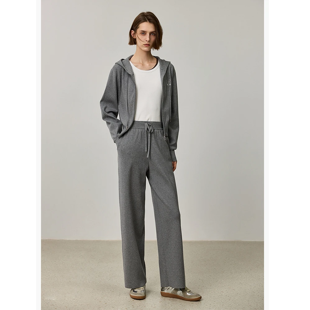 【套装】新款精致时尚连帽宽松休闲开衫套装C937&5913