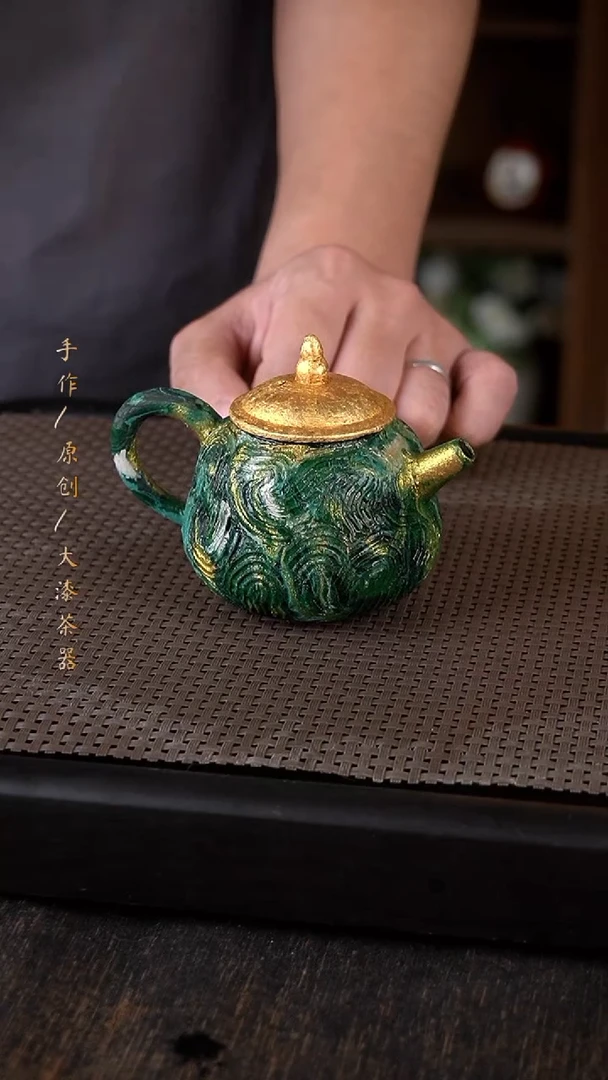 大漆茶器324小康茶器