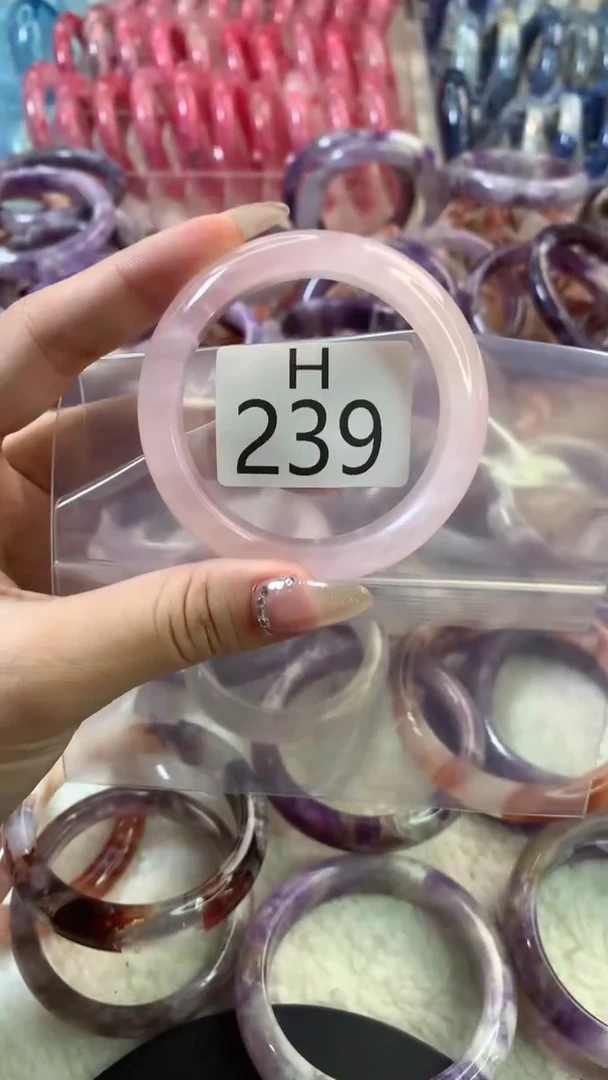 水晶手镯H未镶嵌水晶239-52
