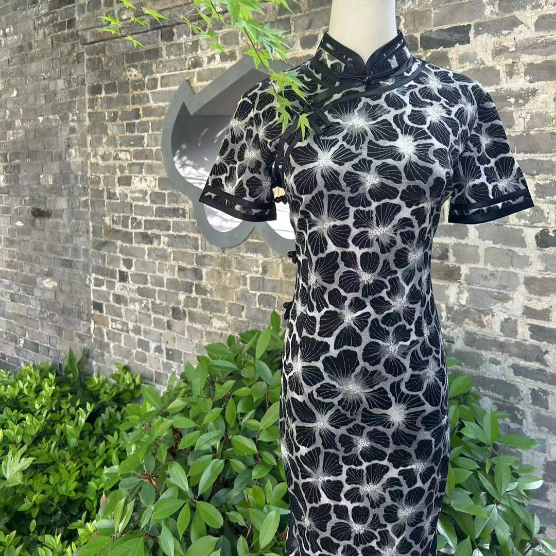 【木棉花】2025年春夏季新款大码复古修身优雅旗袍