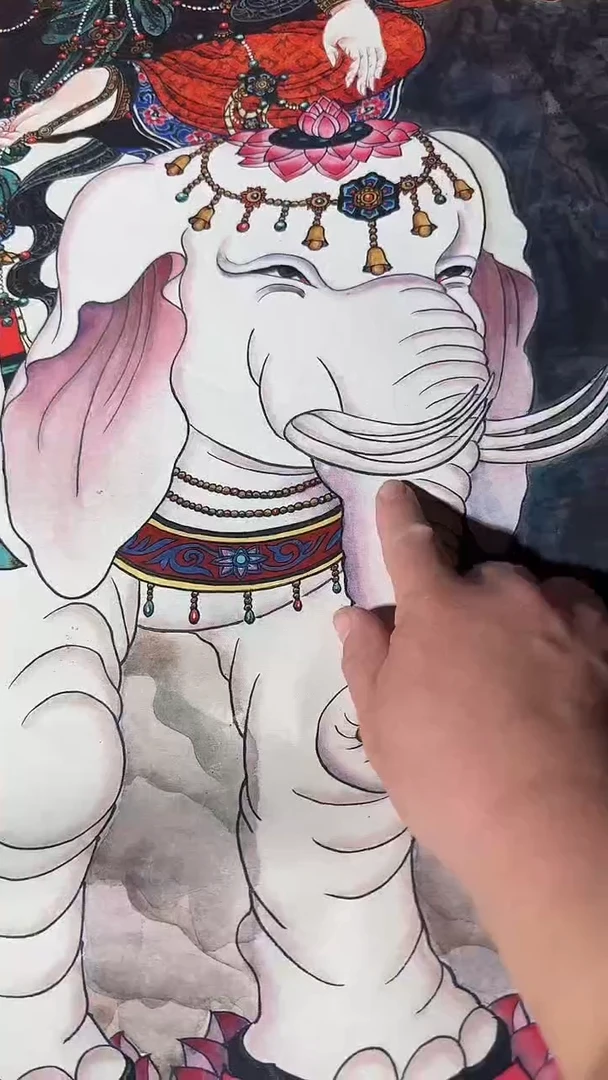 卷轴画藏式珍藏彩绘艺术馆162