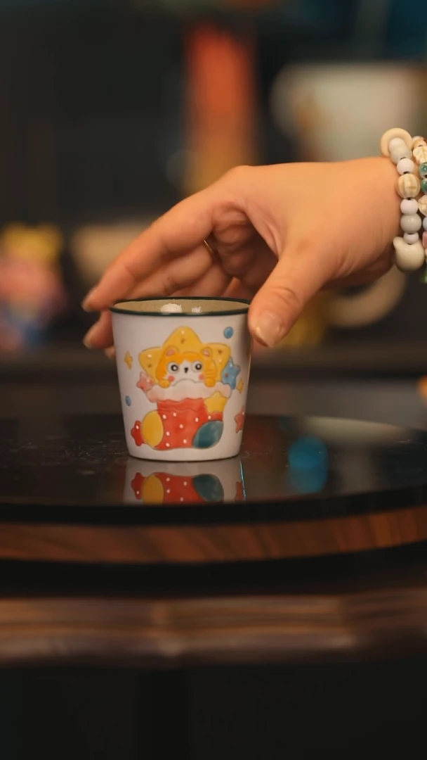 【闪购商品】摆件景德镇釉下彩绘设计师款陶瓷