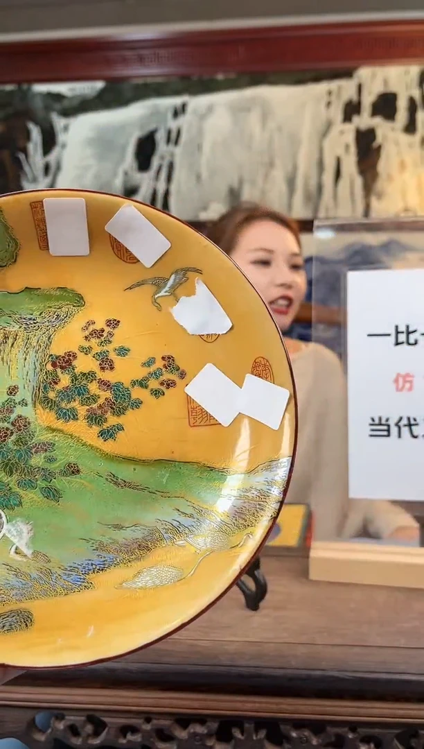 摆件陶景德镇陶瓷带礼盒D525