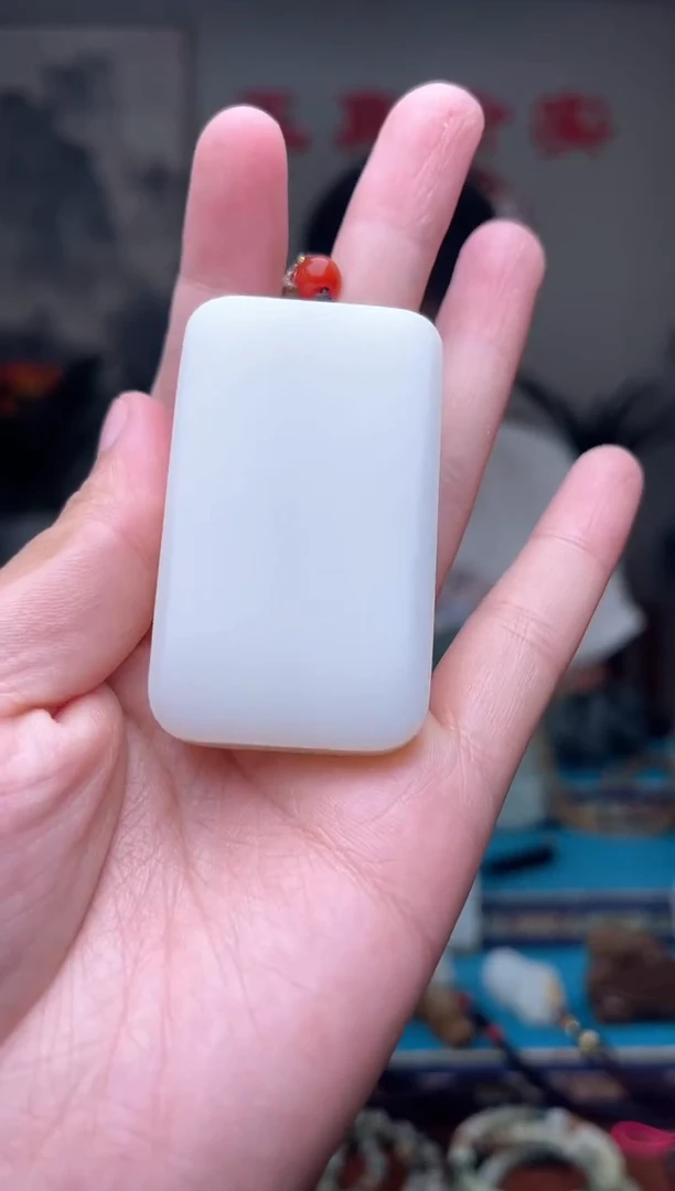 和田玉未镶嵌挂件1