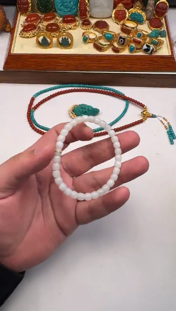 未镶嵌和田玉挂件相*～手串手串