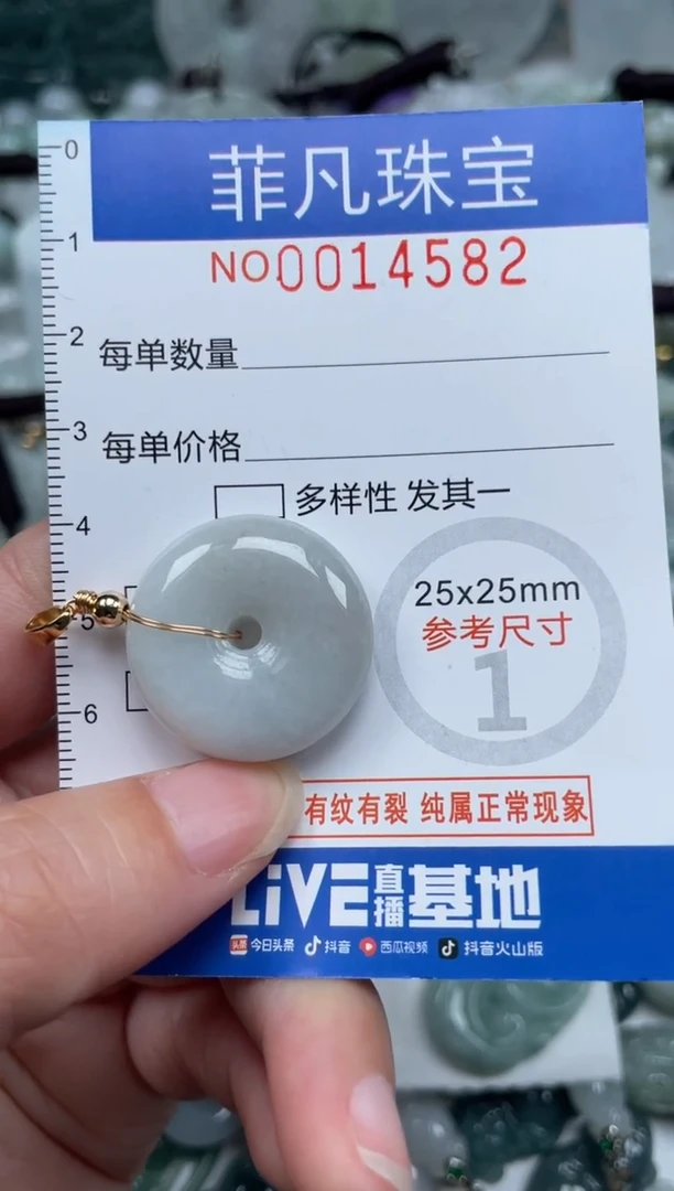 颈饰未镶嵌翡翠14582