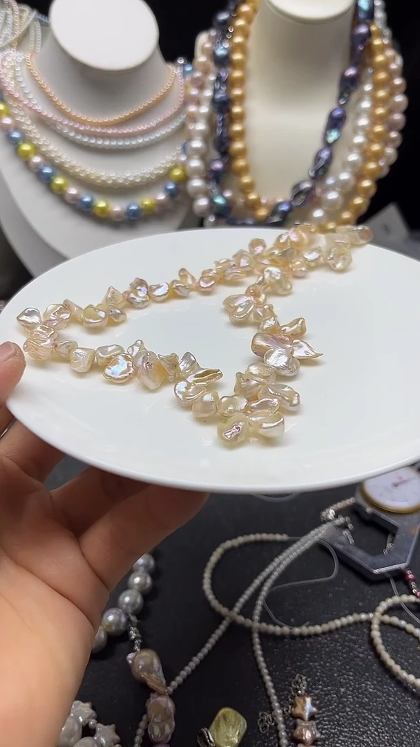 颈饰未镶嵌淡水珍珠多人