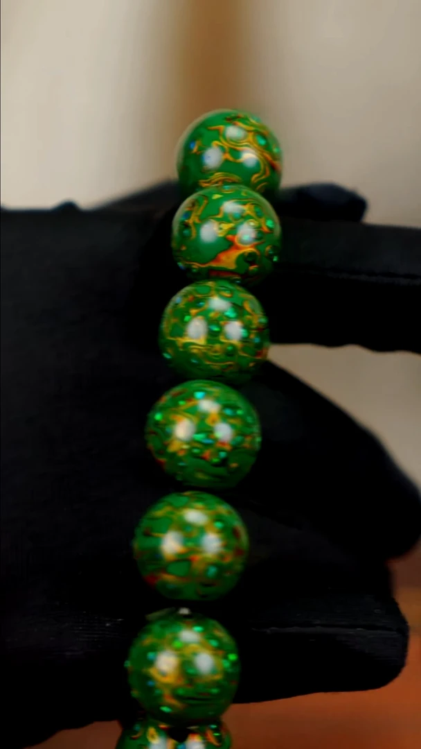 疯子大漆绿金满欧15mm
