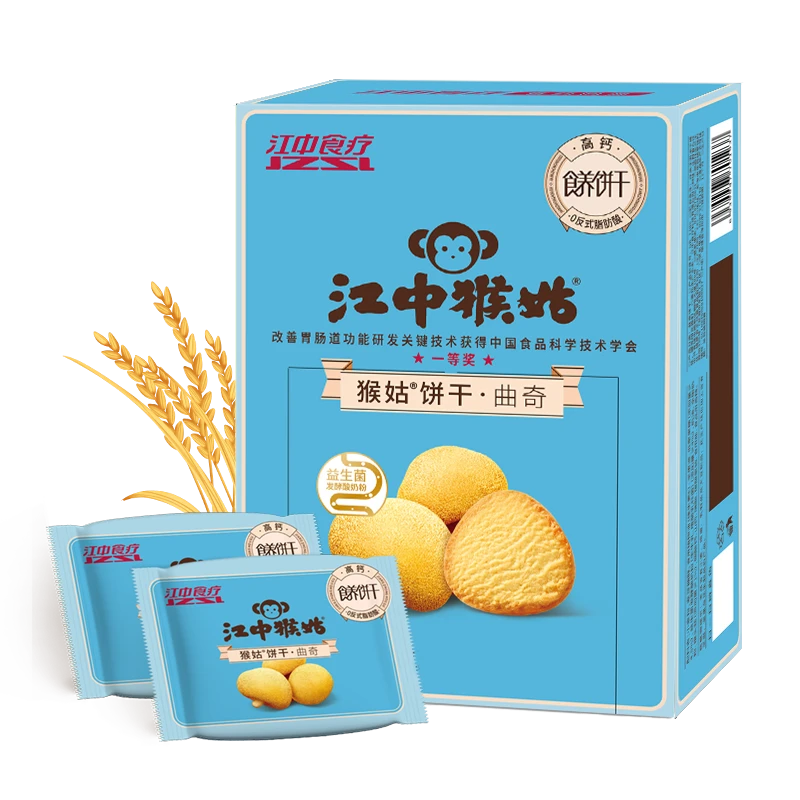 【25年6月23】4盒*144g 江中猴菇 益生菌发酵酸奶曲奇饼干