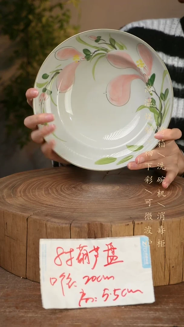 碗瓷景德镇手工手绘高温瓷釉下彩