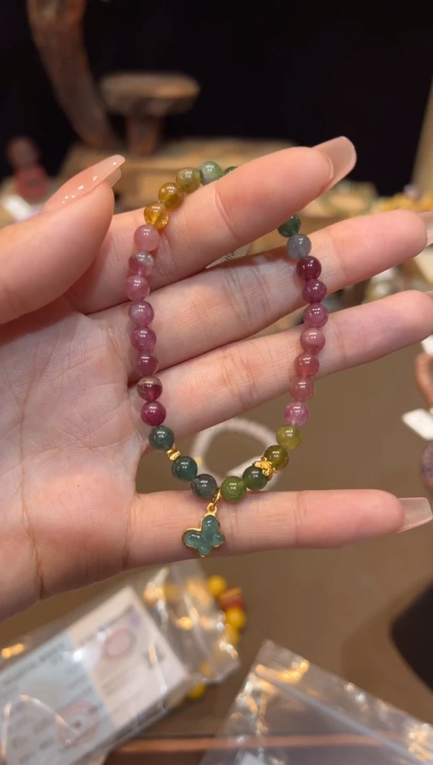 【闪购商品】碧玺手链未镶嵌手饰@@F4164