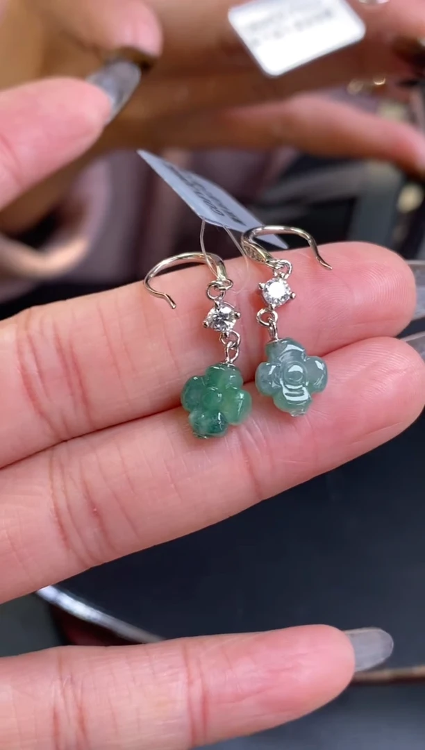 颈饰银S925镶嵌翡翠17445