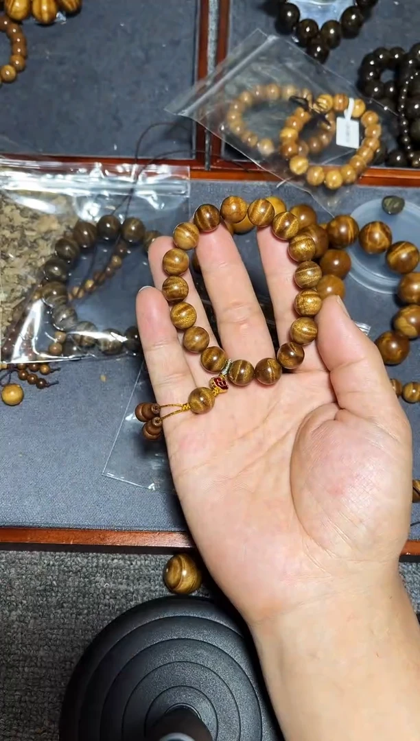 金丝楠手串/手链1.2药香老料水波纹238