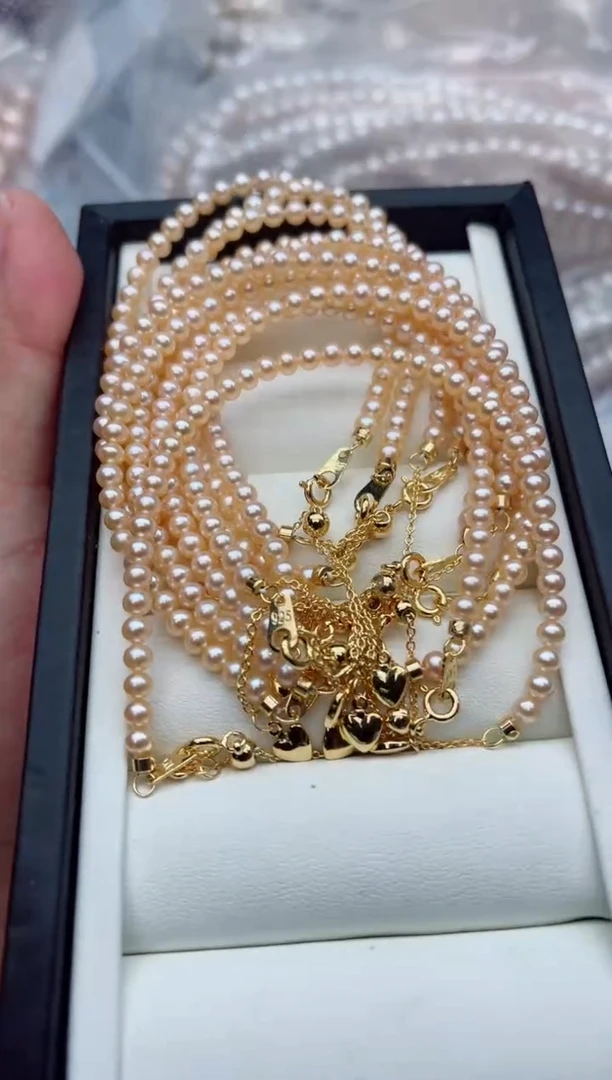 未镶嵌手链淡水珍珠多样性发其一，非无暇