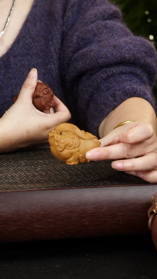 紫砂茶宠黄段萌宠