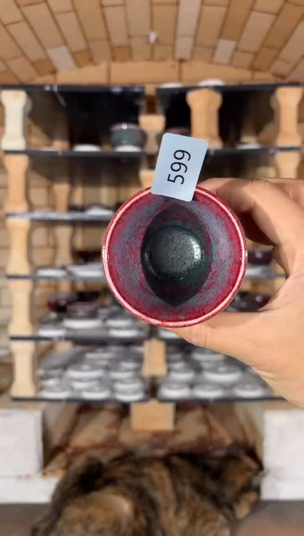 摆件精品窑变钧瓷茶器