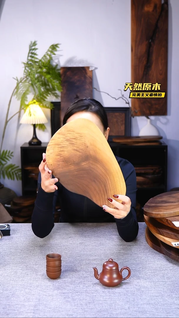 木北美黑胡桃原木.干裂疤结不属于商品质量问题完美主义者慎拍