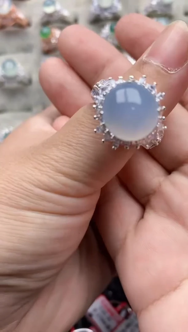 【闪购商品】翡翠戒指未镶嵌44444---52