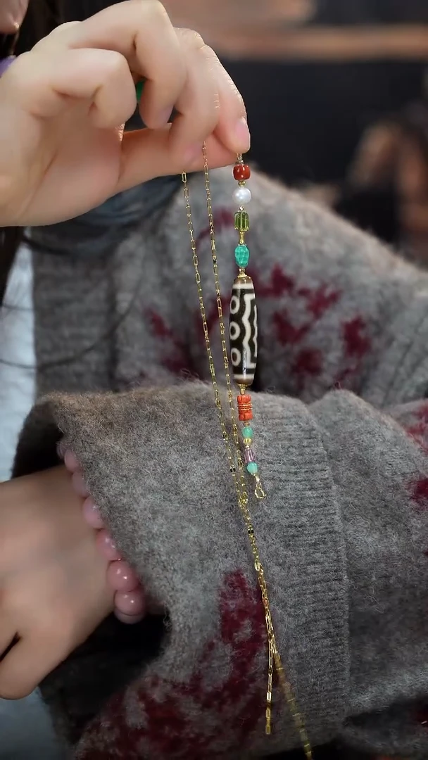 未镶嵌吊坠(赠链)玛瑙/玉髓?****?天然玛瑙天珠吊坠【赠银链】