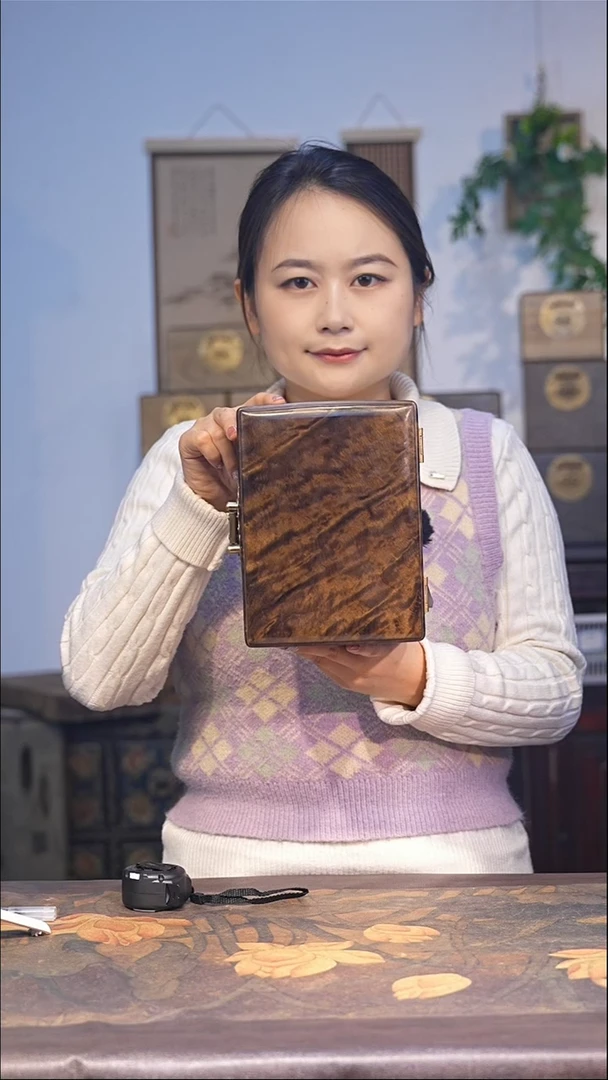 金丝楠金丝楠阴沉料一木一器盒子17