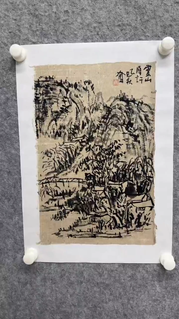 国画写意画花鸟画手绘