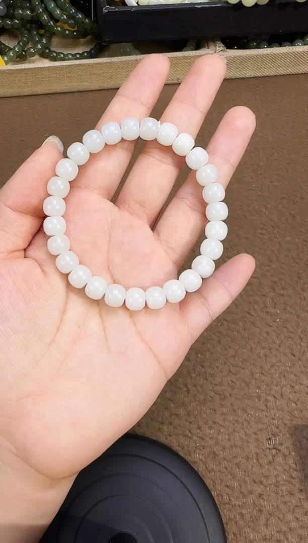 未镶嵌手串和田玉快**合手串