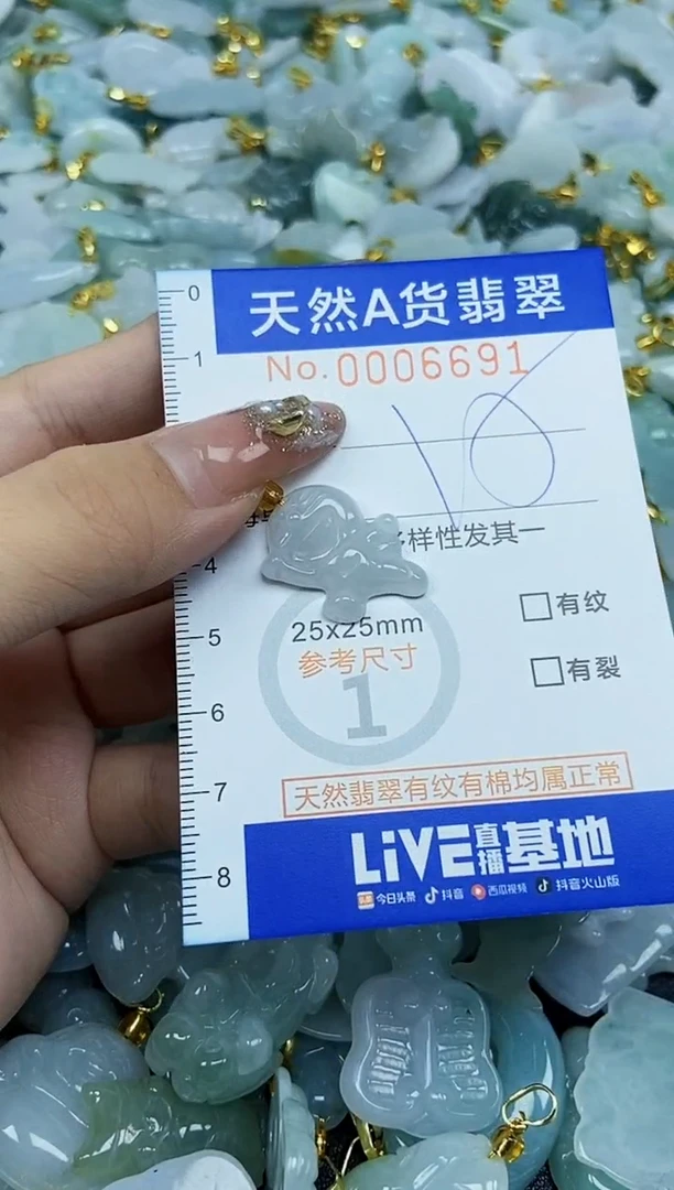 翡翠未镶嵌颈饰天然A货翡翠