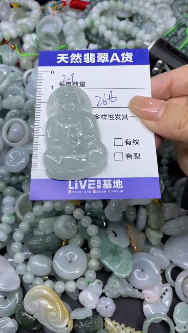 颈饰未镶嵌翡翠天然翡翠A货批量多样性发一件