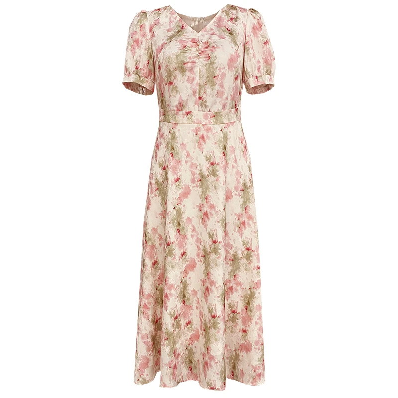 【艾美甄选】微雨花间连衣裙BR07138541