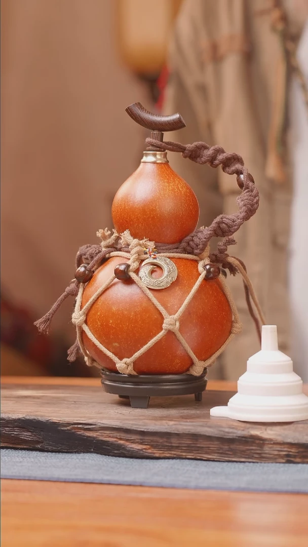 1389号链接精品大漆葫芦现货现发[一物一拍]（500ml）