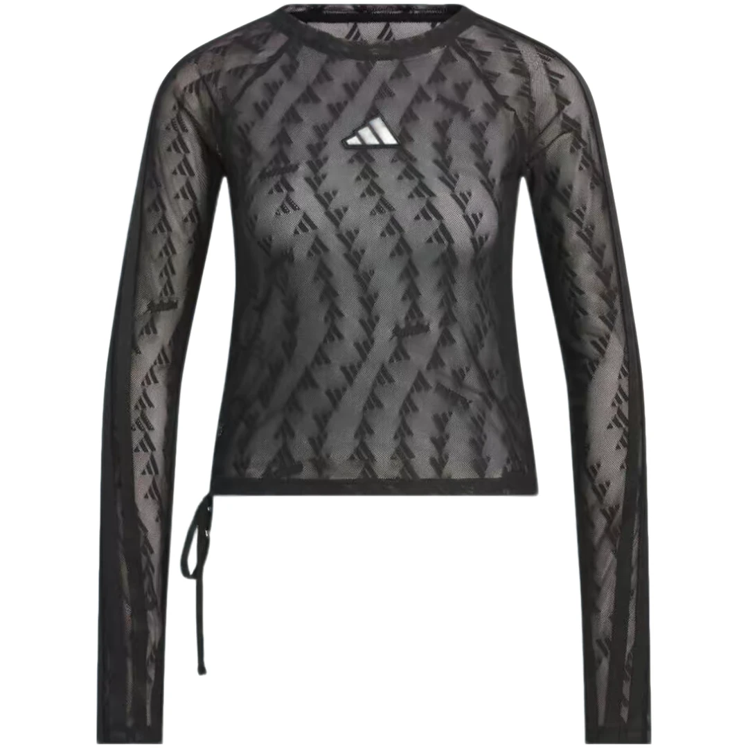 adidas/阿迪达斯新款运动休闲修身长袖圆领T恤KB7607