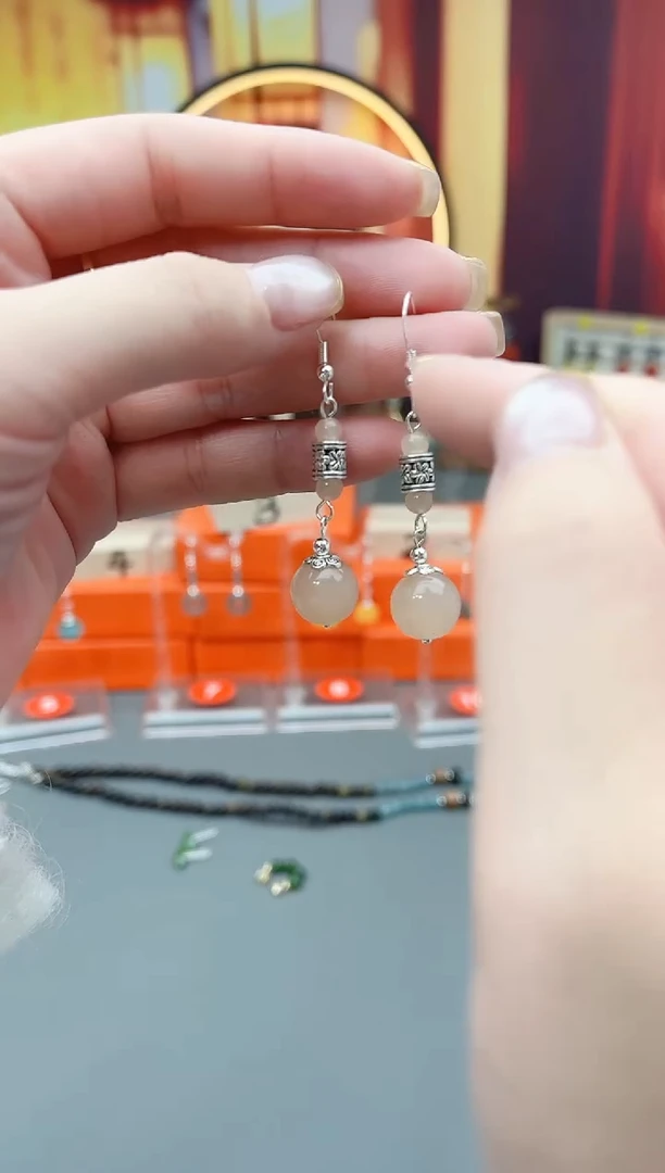 未镶嵌耳钉玛瑙/玉髓338