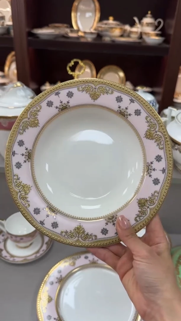 【闪购商品】瓷片8.5英寸草帽盘福利款 微瑕