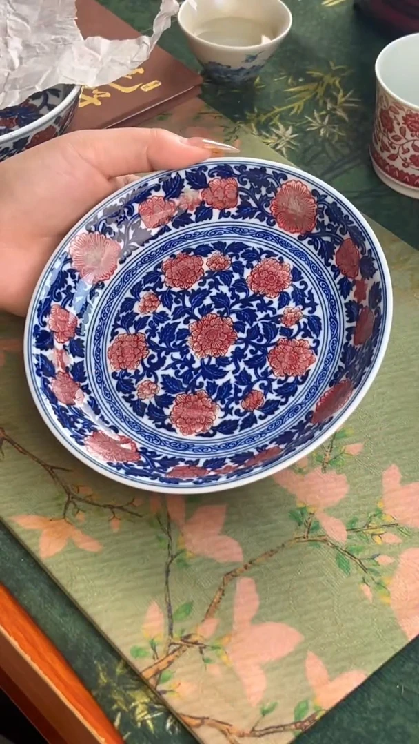 瓷片景德镇毛仔柴窑杯