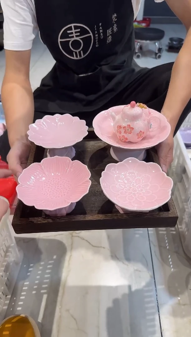 瓷片微瑕商品，介意勿拍-带托盘